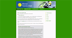 Desktop Screenshot of histontennisclub.co.uk