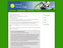 Tablet Screenshot of histontennisclub.co.uk
